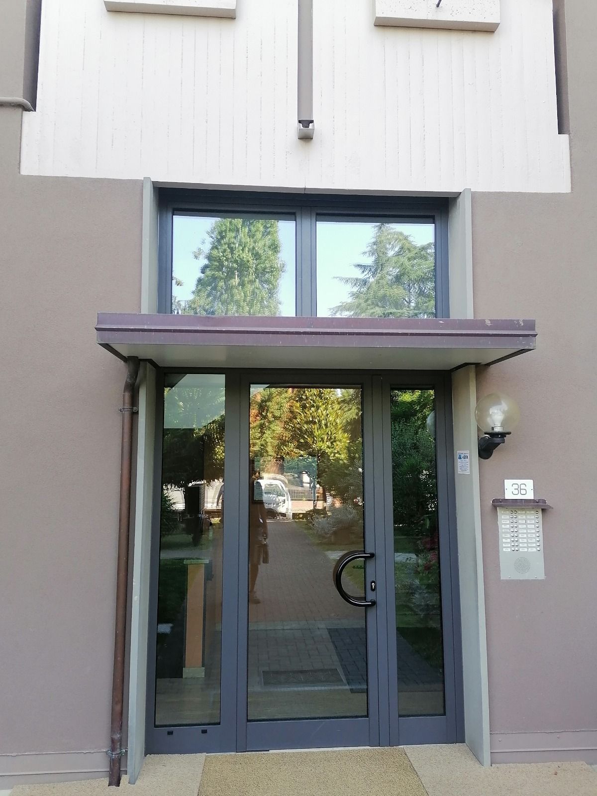 Porta d'ingresso in vetro