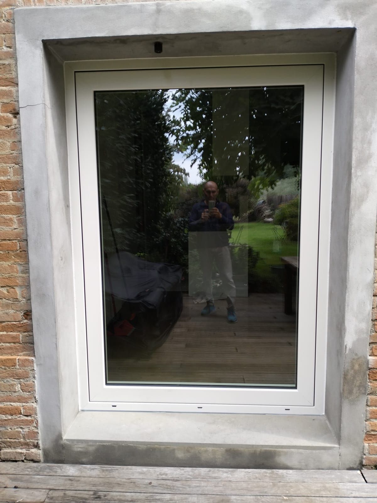infissi in alluminio bianco