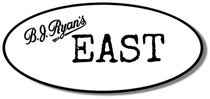 BJ Ryan's EAST Logo for B.J. Ryan's EAST, featuring the black text