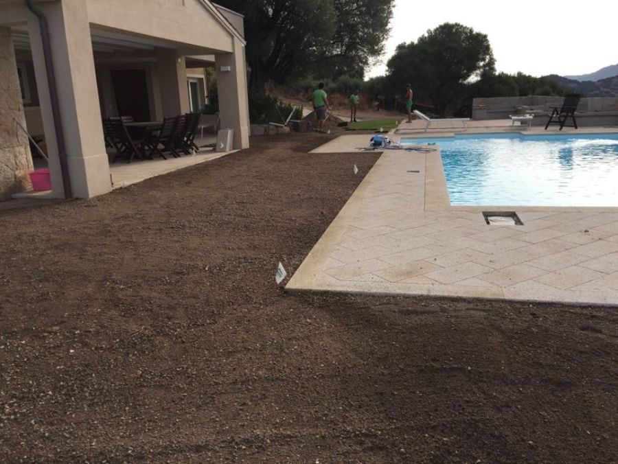 Villa con giardino