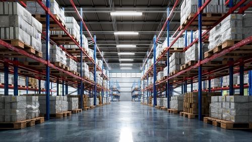 inside warehouse