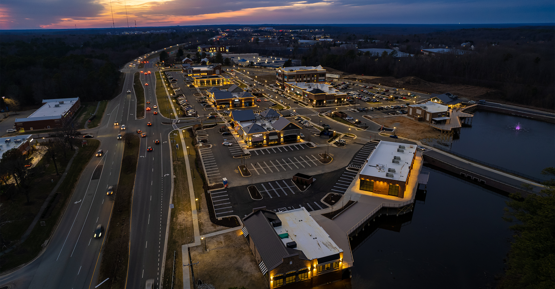 Winterfield Crossing mixed-use retail development in Midlothian Virginia