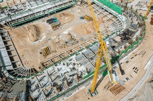 Large stadium construction