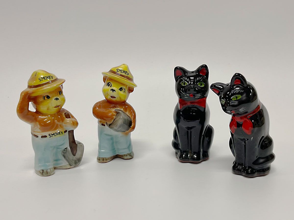 Vintage salt and pepper shakers