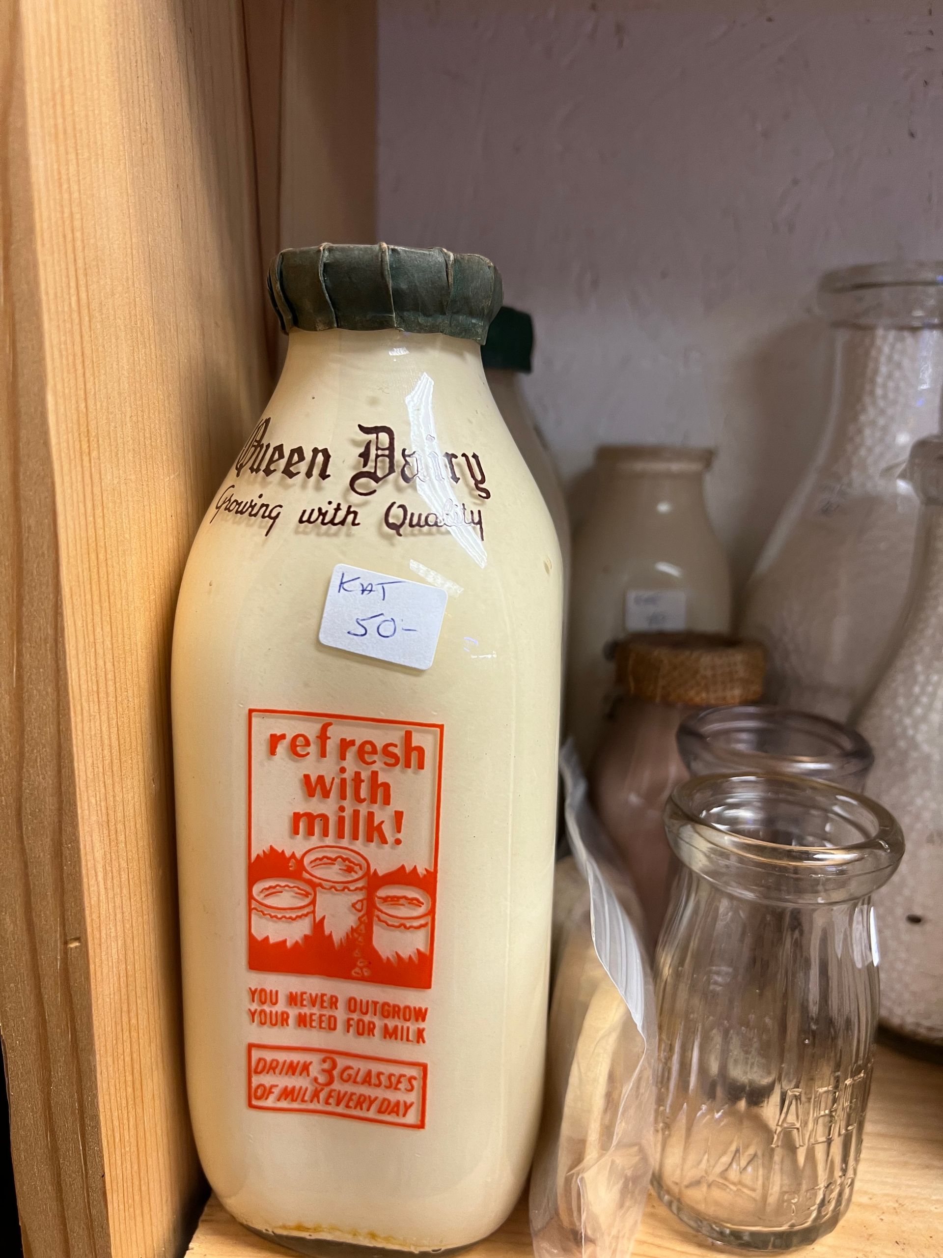 Collective Milk Glass