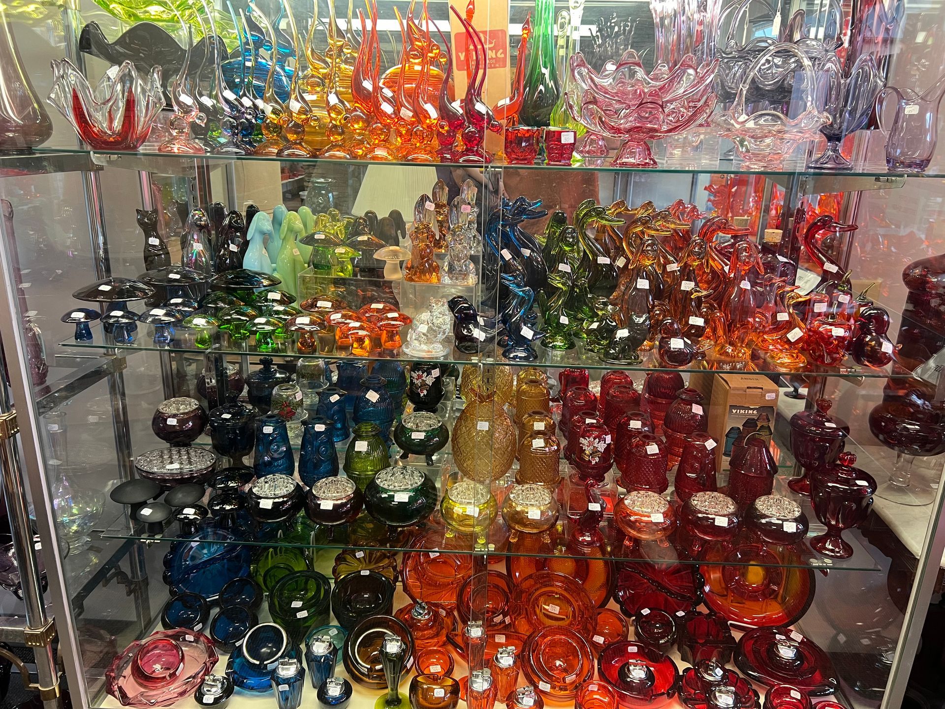 Viking colorful glassware