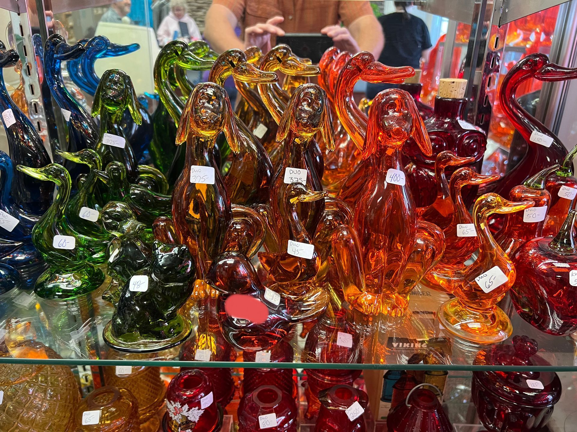 Viking glass animals