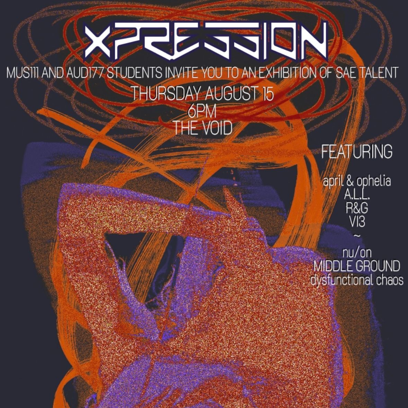 XPRESSION student-led music event