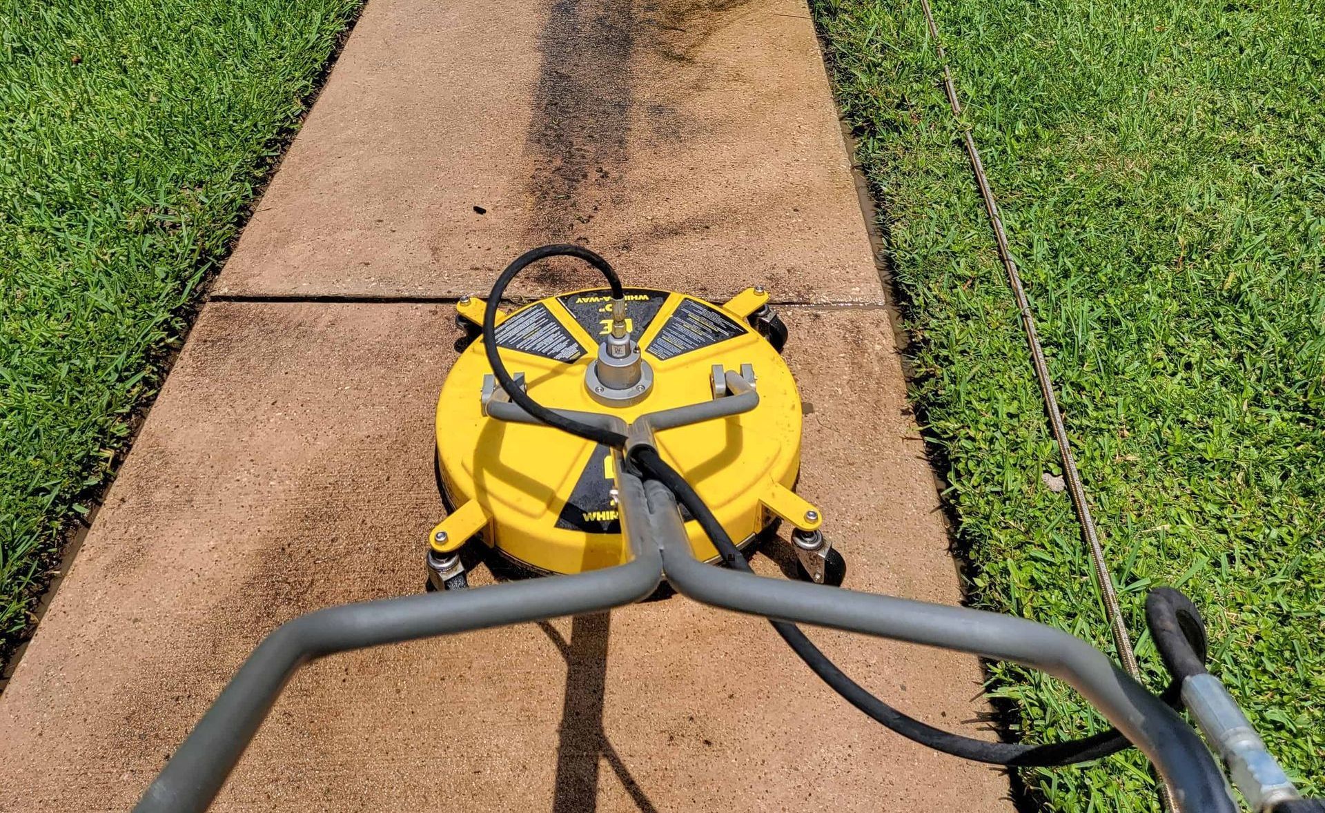 Concrete Pressure Washing | Twisted Nozzle Pressure Washing