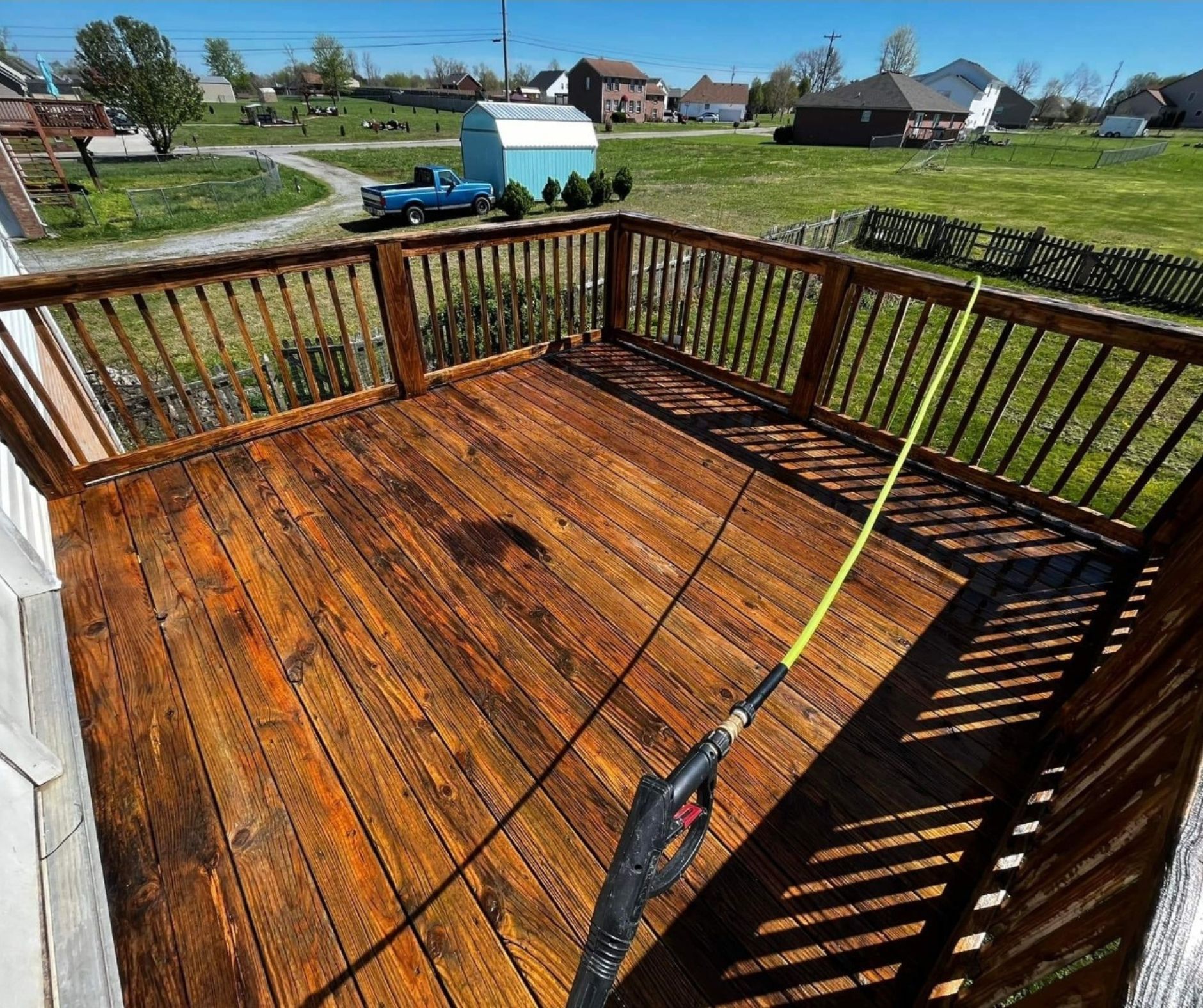 Deck Power Washing Houston | Twisted Nozzle Pressure Washing