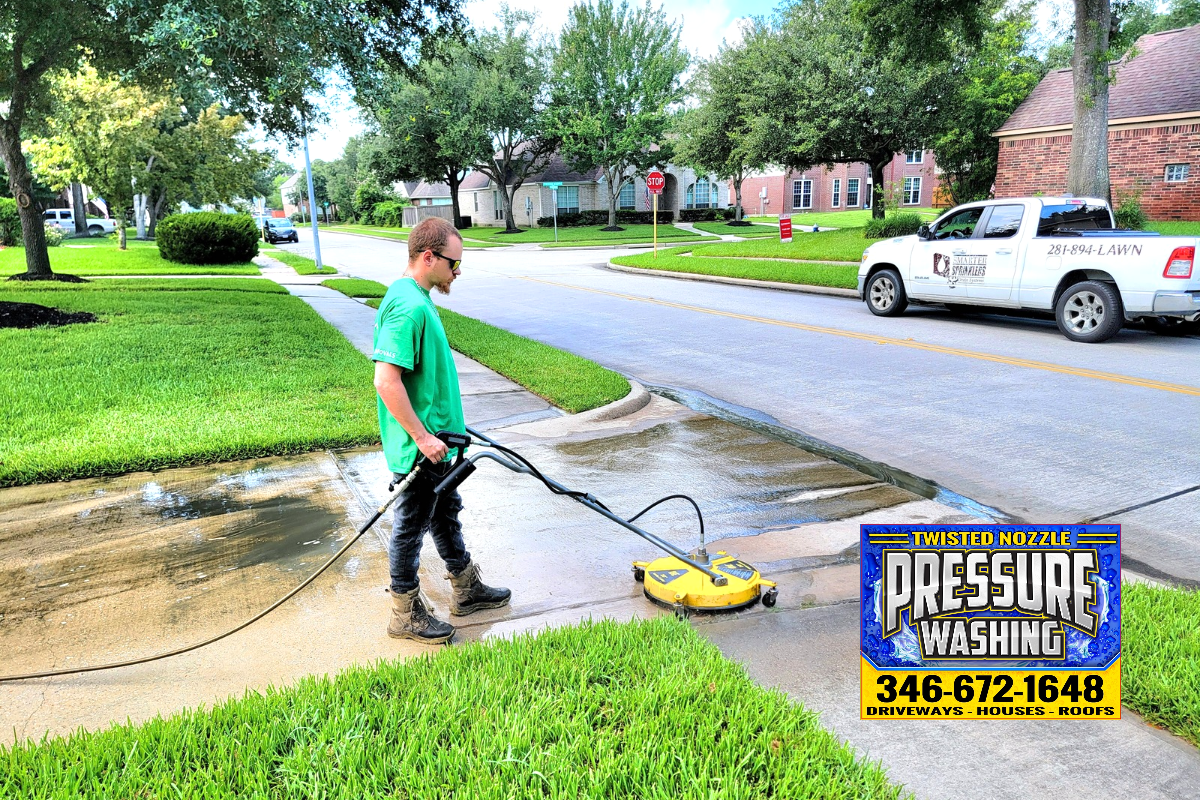 Driveway Cleaning Houston TX Driveway Cleaning Houston - Twisted Nozzle Pressure Washing
