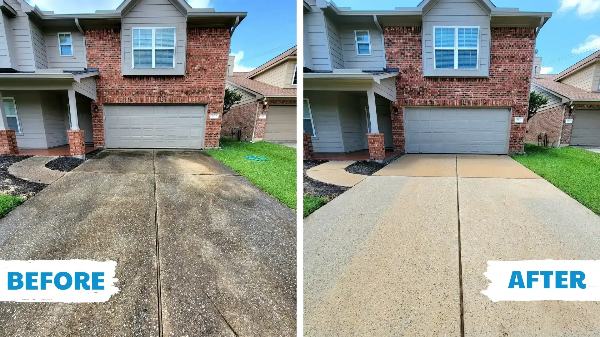 Driveway Cleaning Service Driveway Cleaning in Houston | Twisted Nozzle