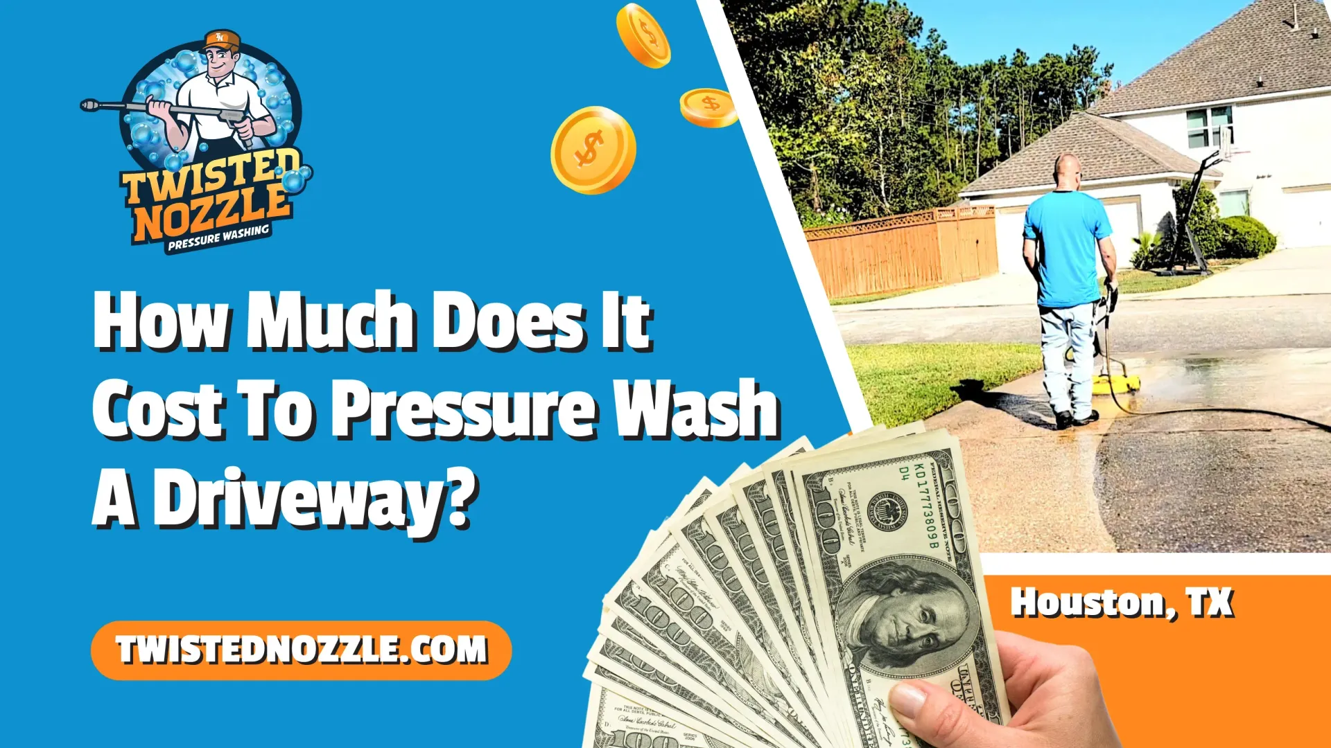 Driveway Pressure Washing Cost | Twisted Nozzle Pressure Washing