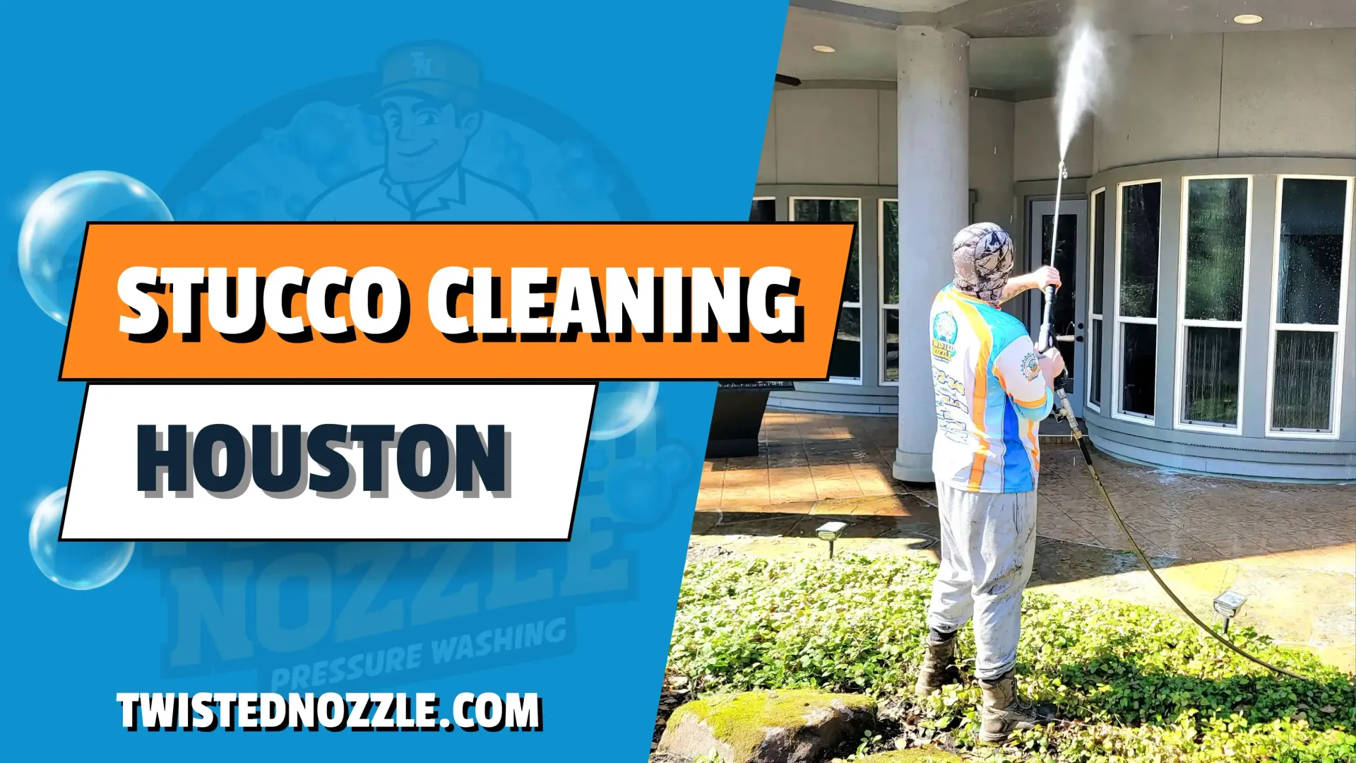 Stucco Cleaning Houston - Soft Washing Experts | Twisted Nozzle LLC