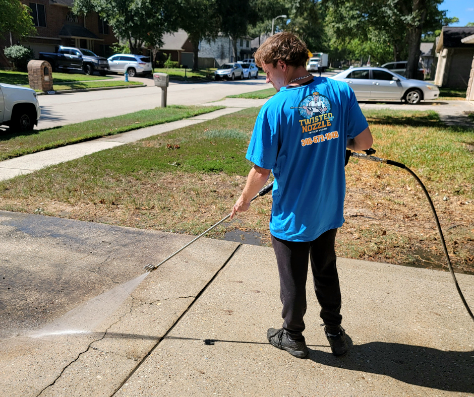 Driveway Pressure Washing Techniques Driveway Pressure Washing Houston | Twisted Nozzle Pressure Washing