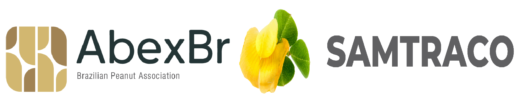 Os logotipos da abexbr e samtraco estão em fundo branco