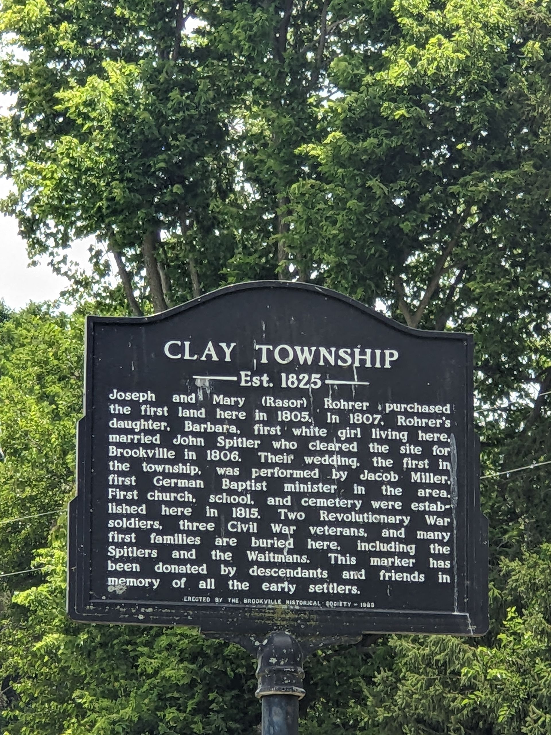 Black historical marker: 