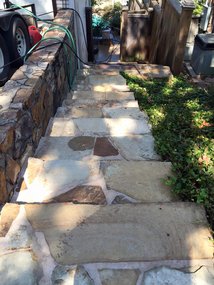 Stone steps — Morrilton, AR — Chadek Power Wash