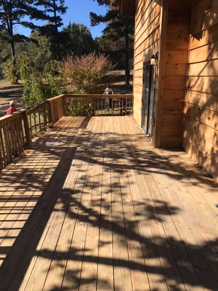 Clean wooden deck — Morrilton, AR — Chadek Power Wash