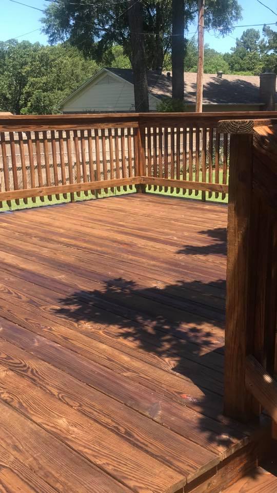 Wooden deck — Morrilton, AR — Chadek Power Wash