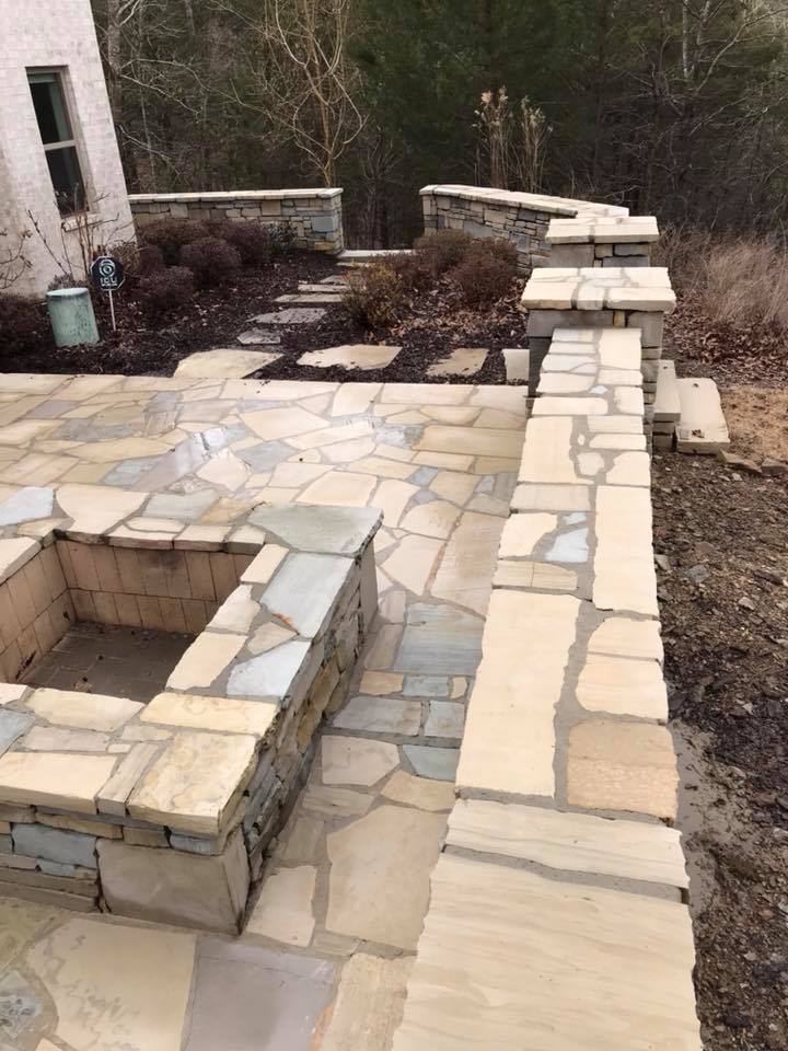 Stone patio — Morrilton, AR — Chadek Power Wash