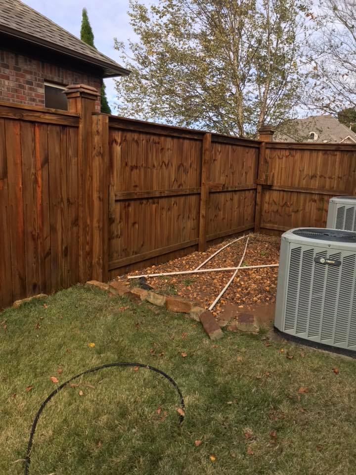Large wooden fence — Morrilton, AR — Chadek Power Wash