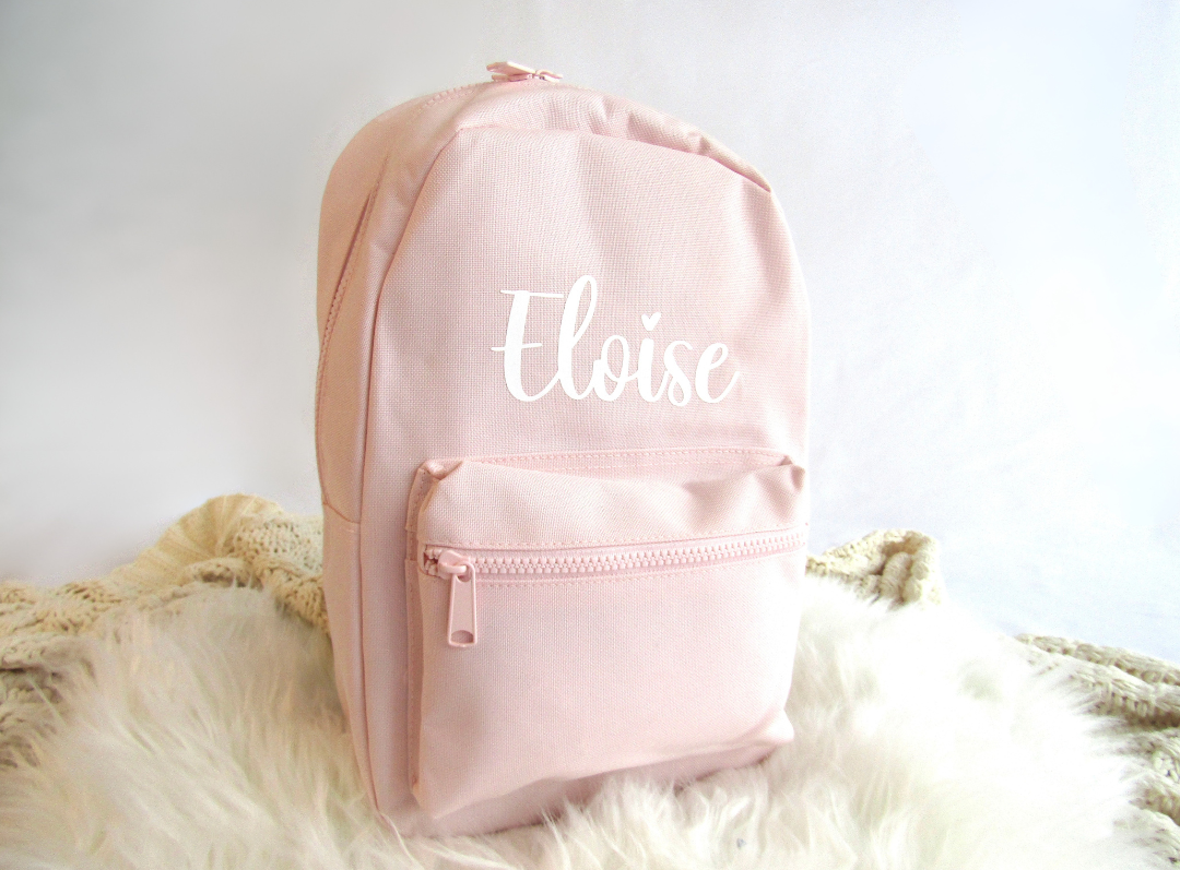 Personalised Backpack - Pink