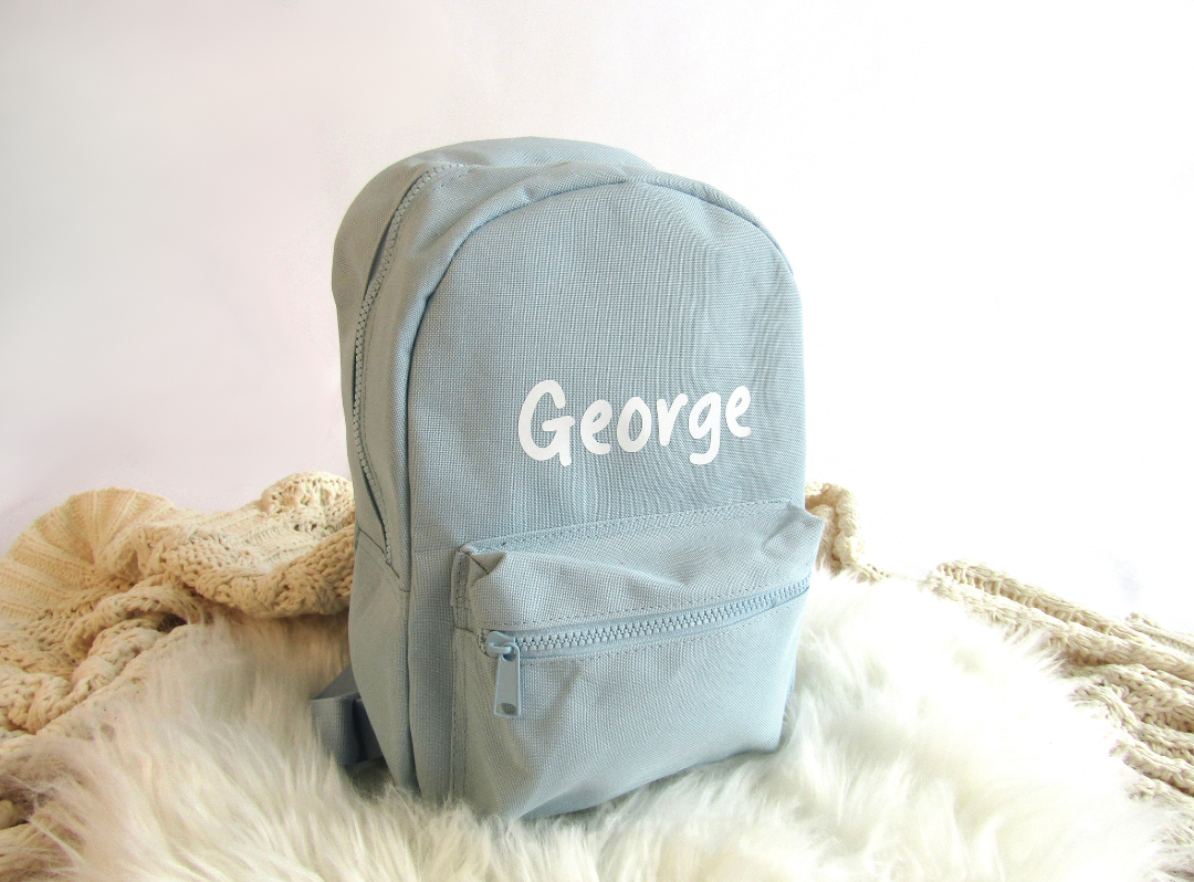 Personalised Backpack - Blue