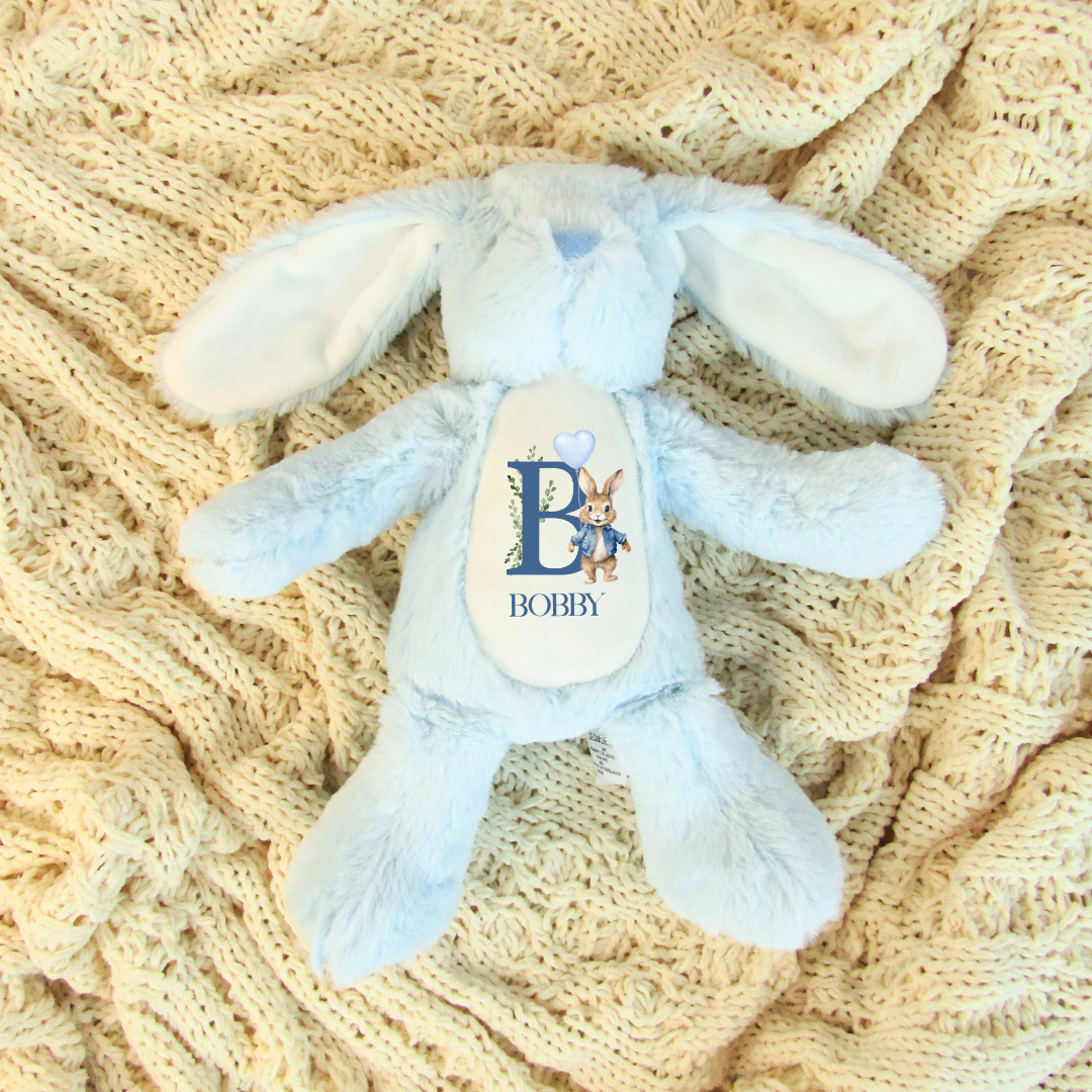 Personalised Bunny - Flopsy Blue