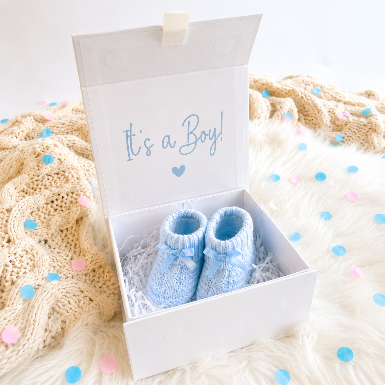 Gender Reveal Bootie Box
