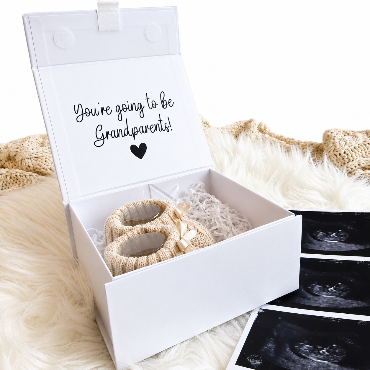 Pregnancy Announcement Booties
