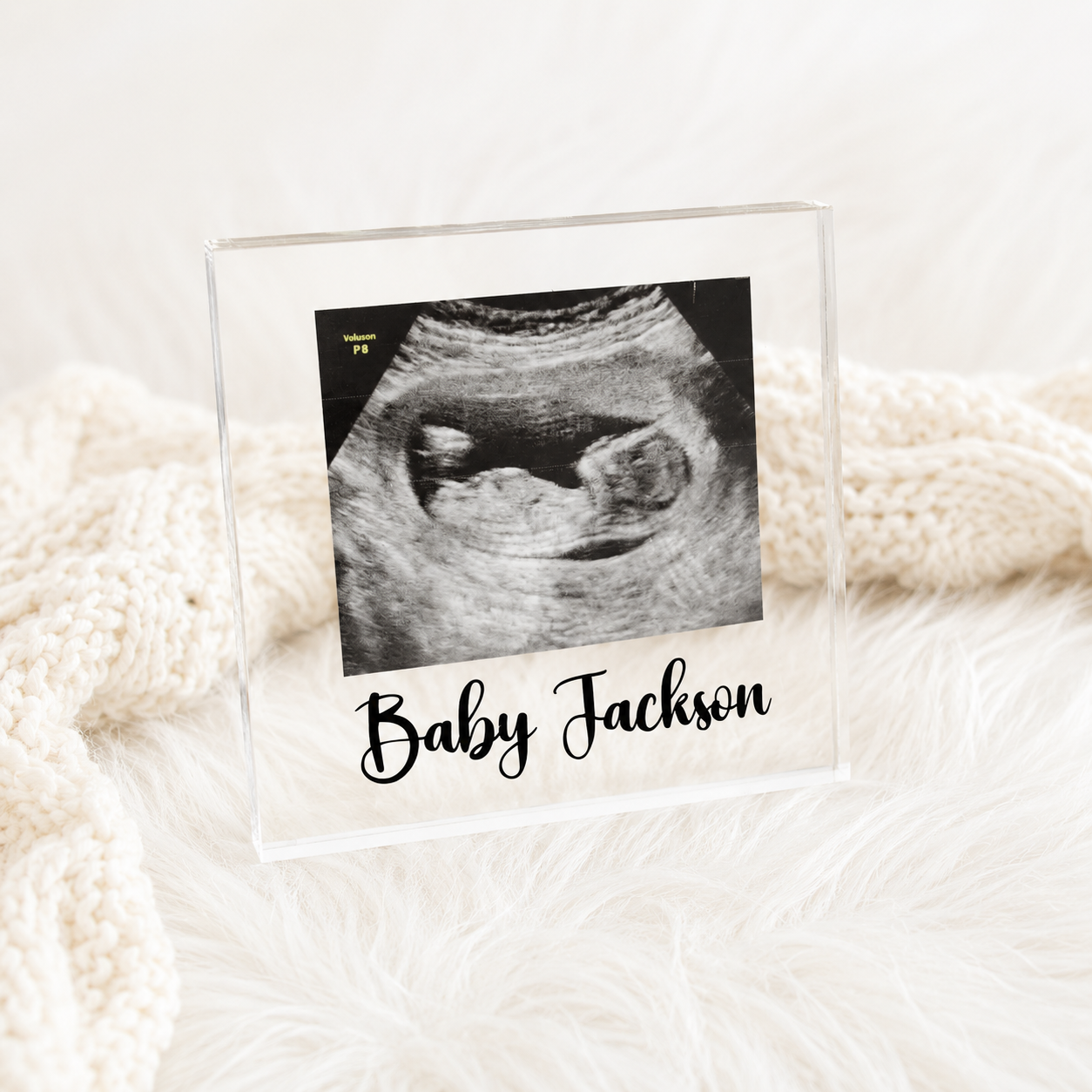 Scan Photo Personalised Acrylic Block
