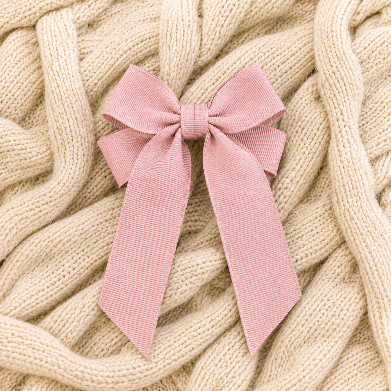 Personalised Hair Bow - Pink