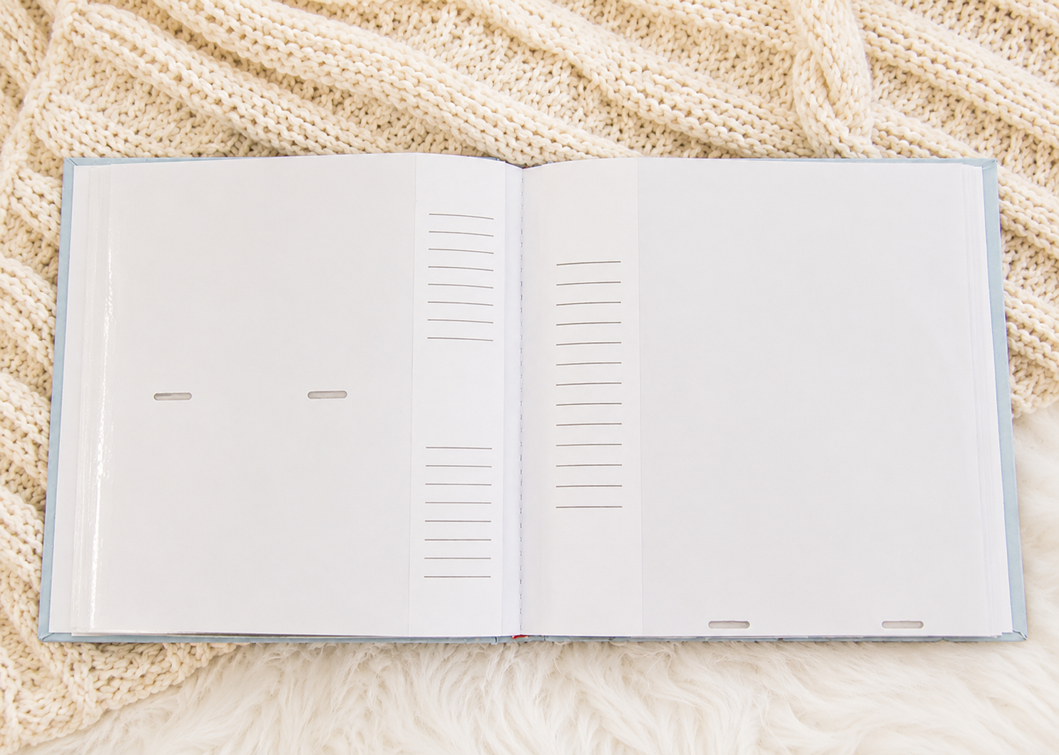 My First Year Photo Album - White
