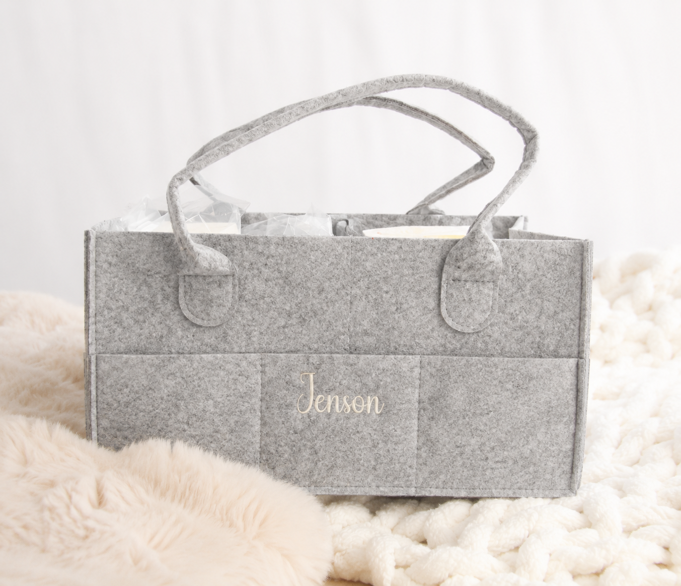 Personalised Nappy Caddy