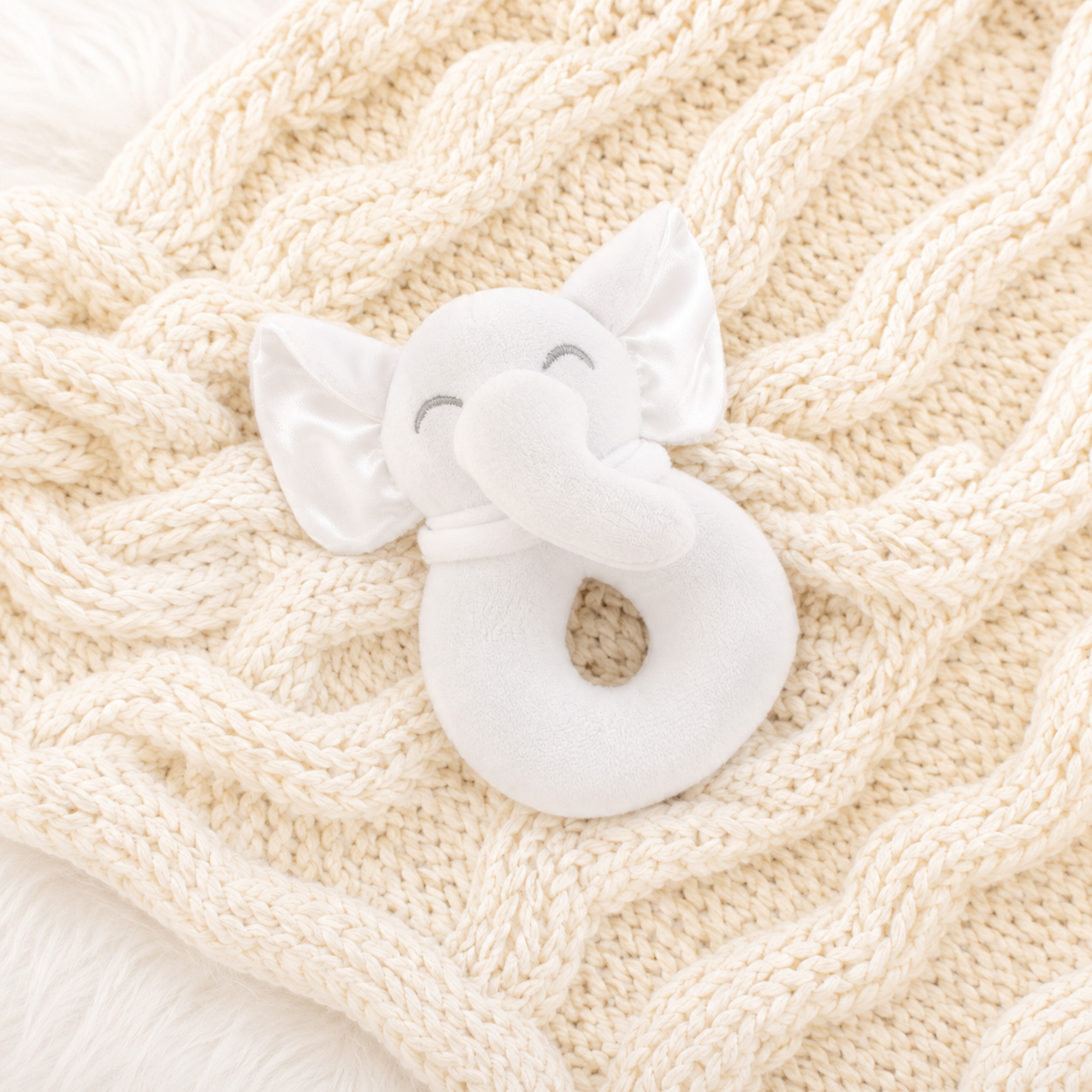 Soft Elephant Rattle