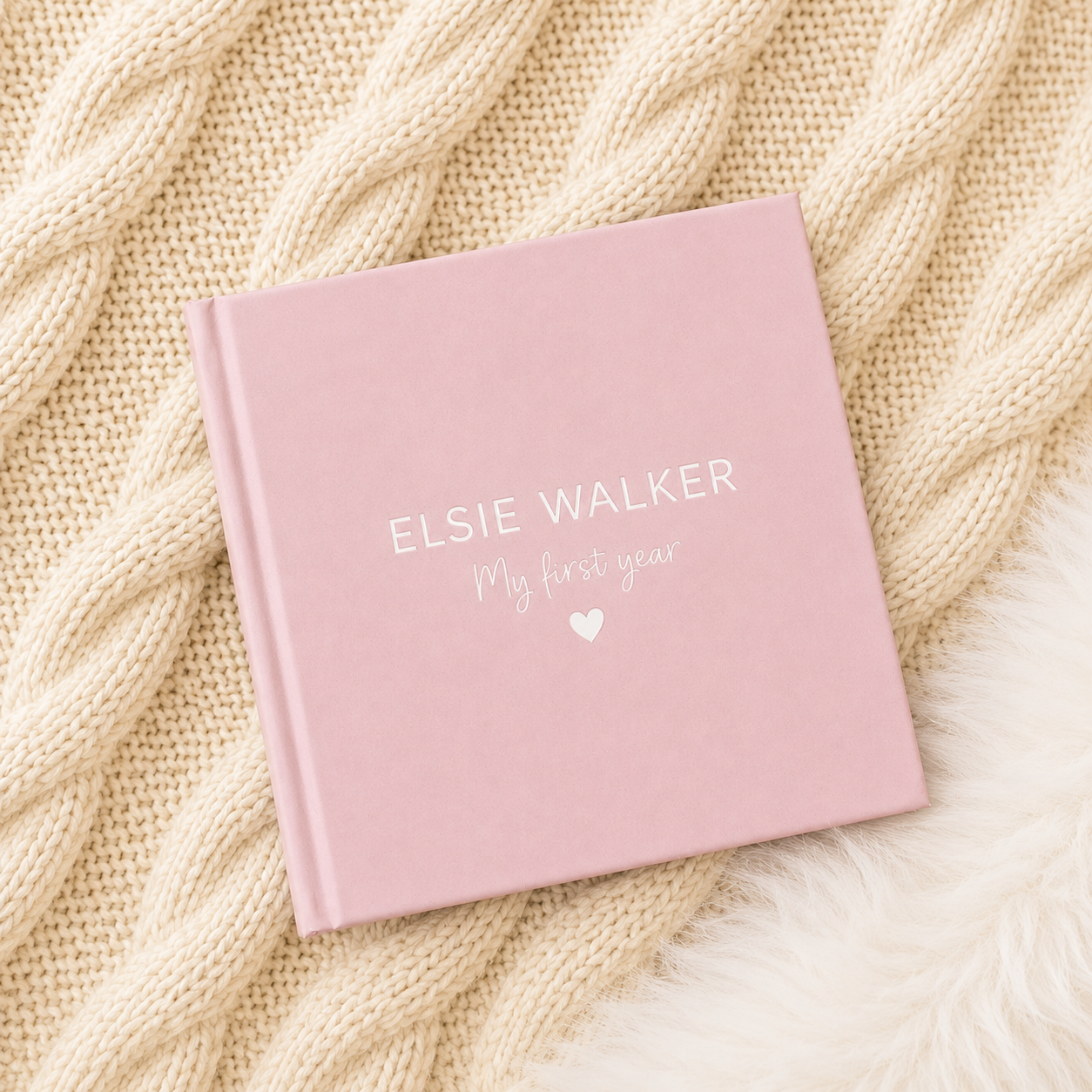 My First Year Photo Album - Pink
