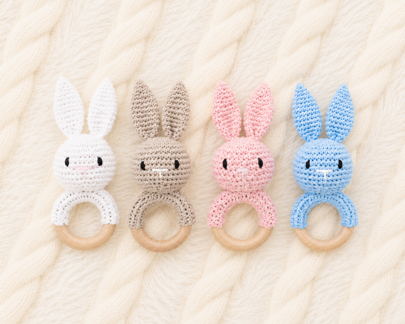 Crochet Bunny Rattle