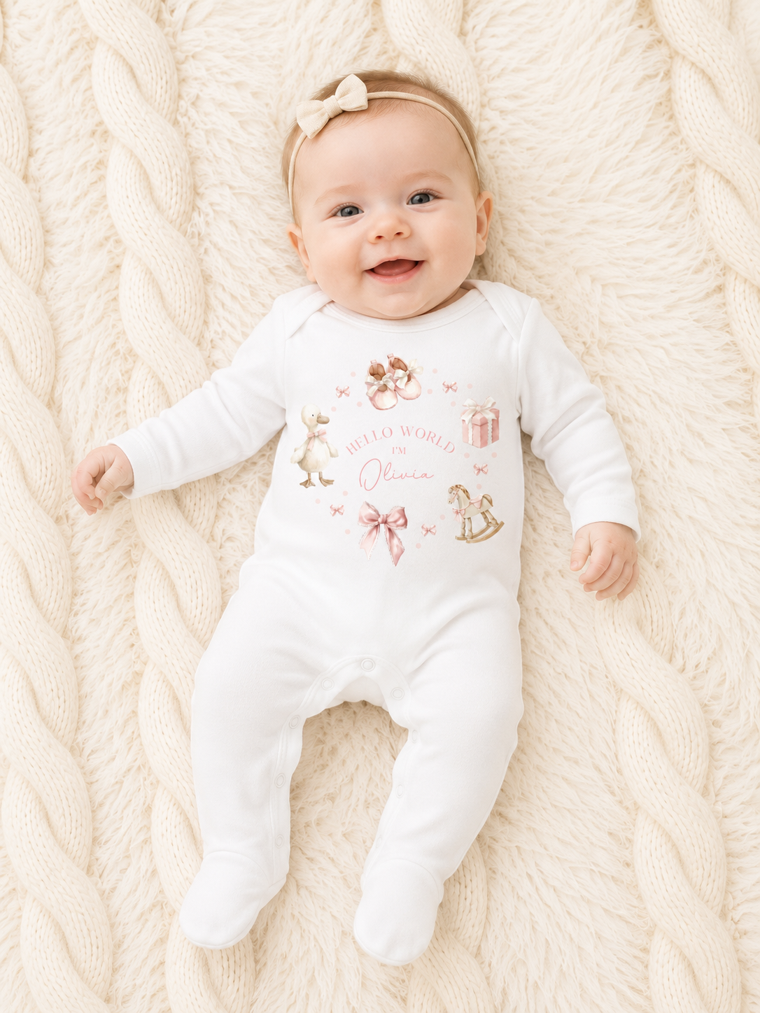Welcome to the World - Girly Design