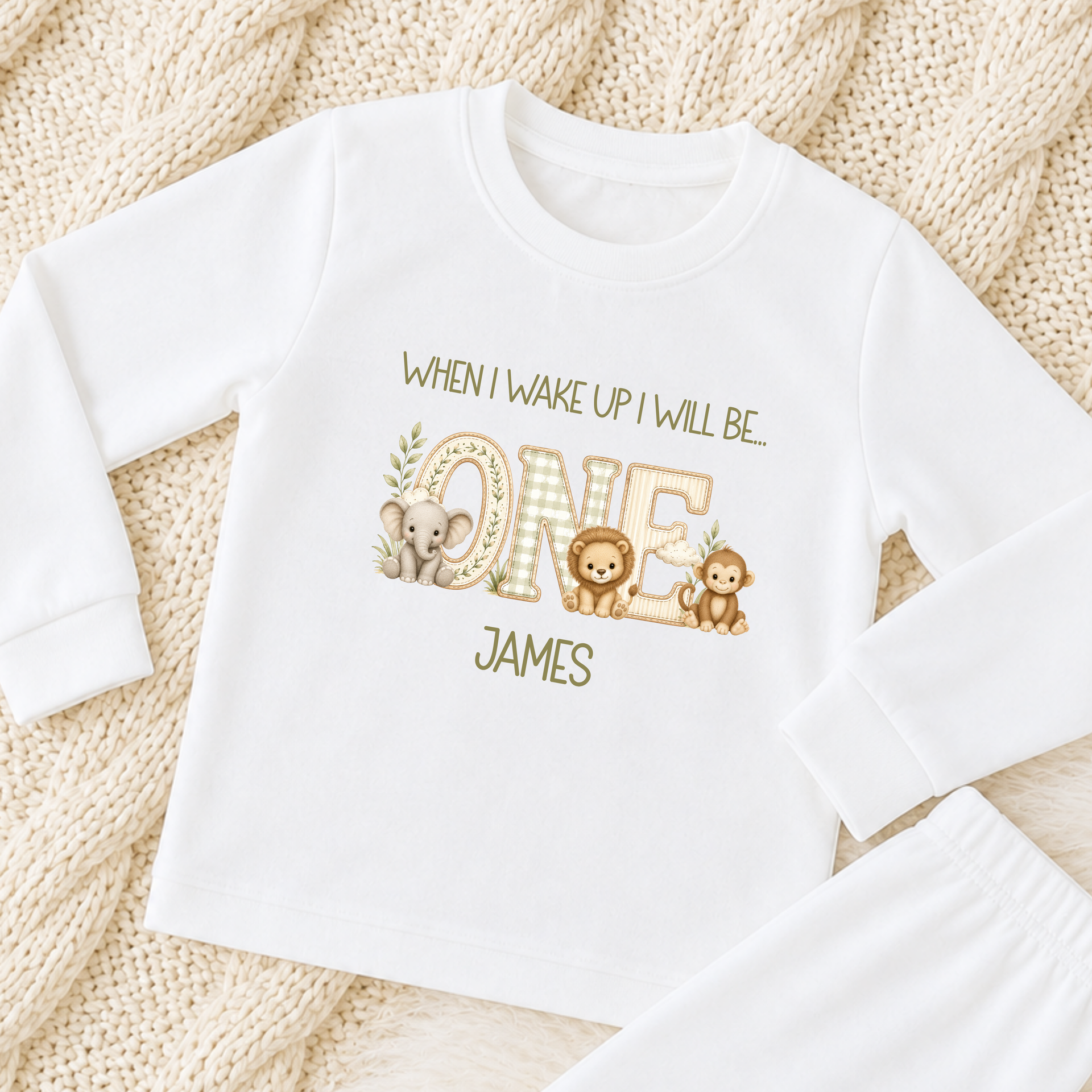 Birthday Pyjama - Safari Theme