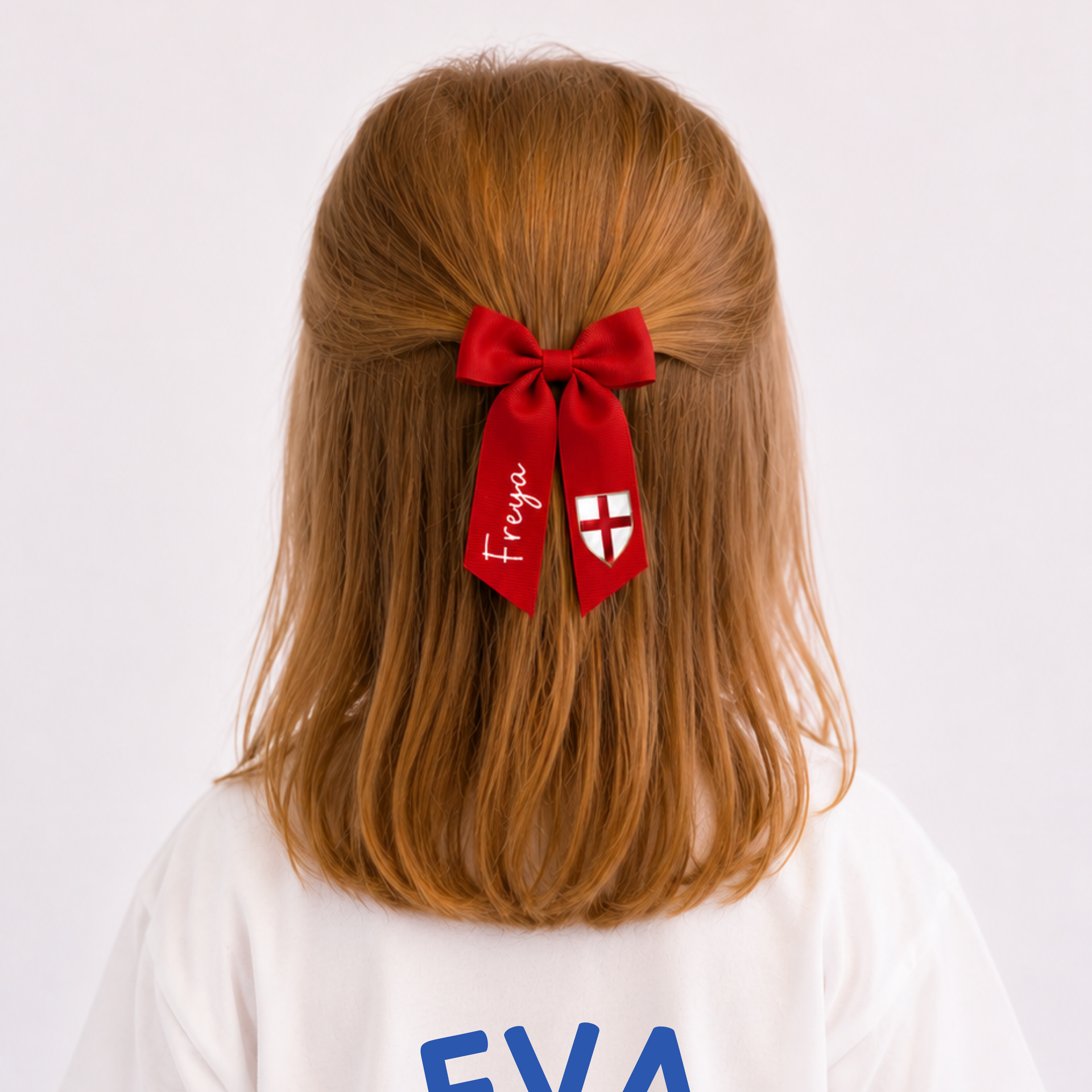 Personalised England Hair Bow