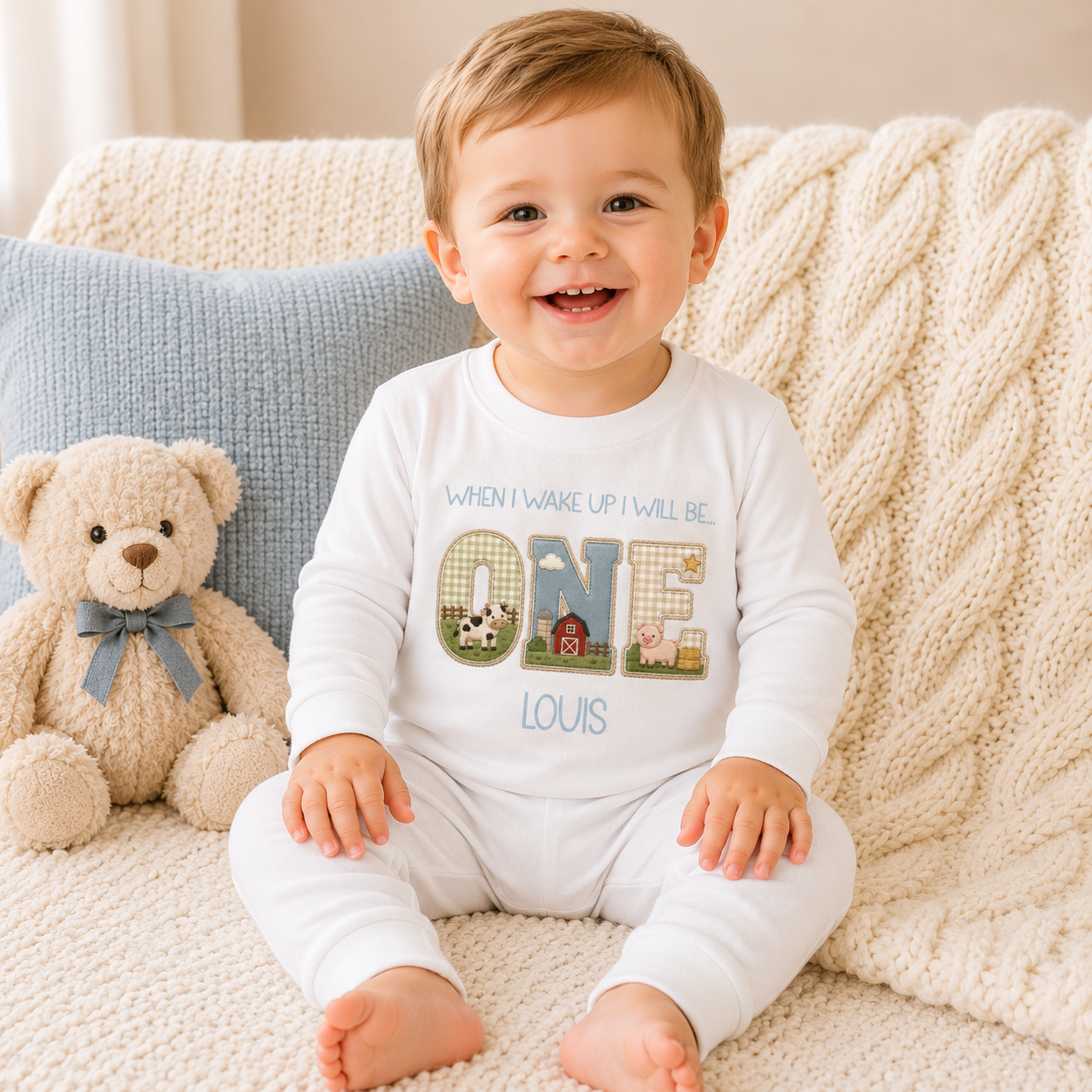 Birthday Pyjama - Farm Theme