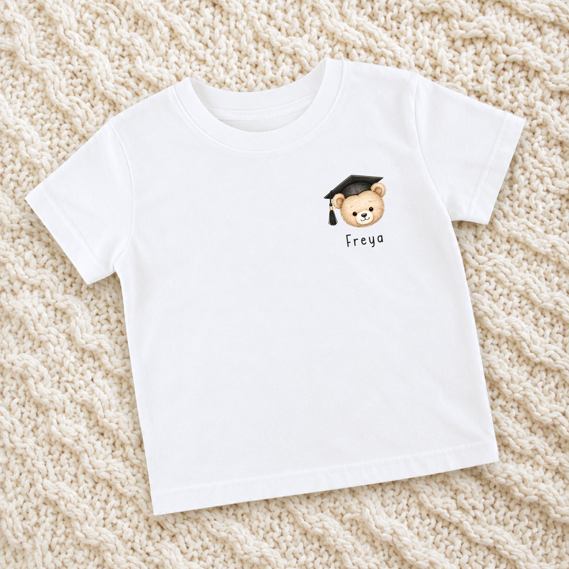 Personalised Nursery Graduate T-Shirt - Pink