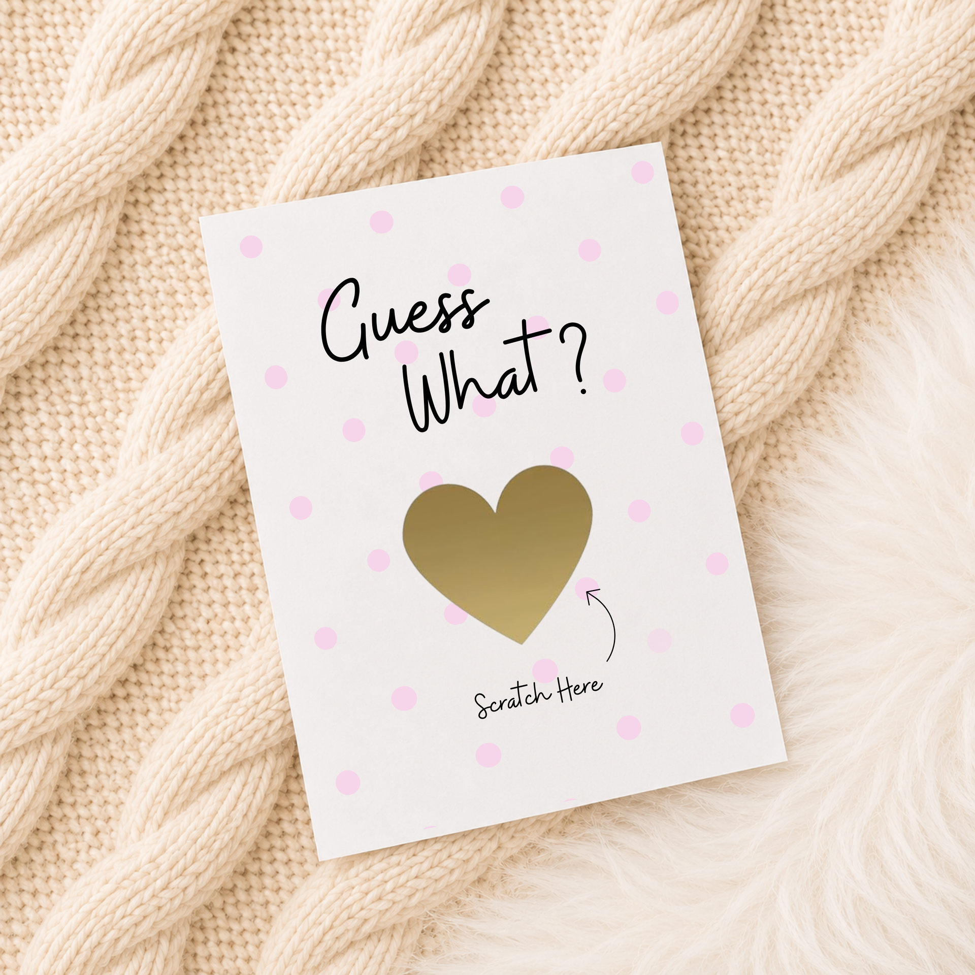 Pregnancy Announcement Scratchcard - Big Sister