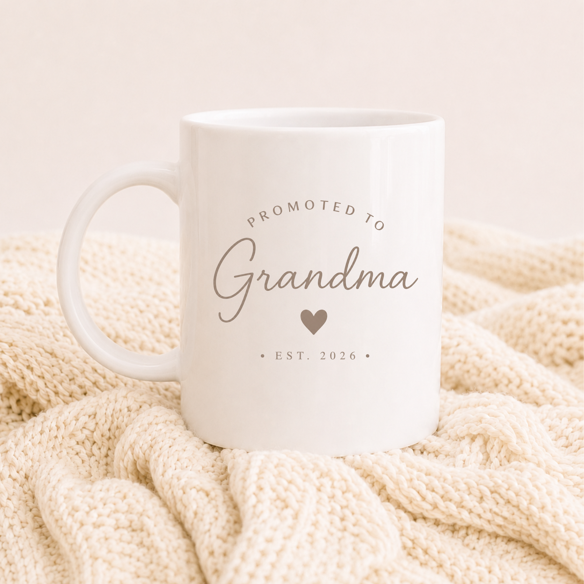 Promoted to Grandma / Nanny Mug