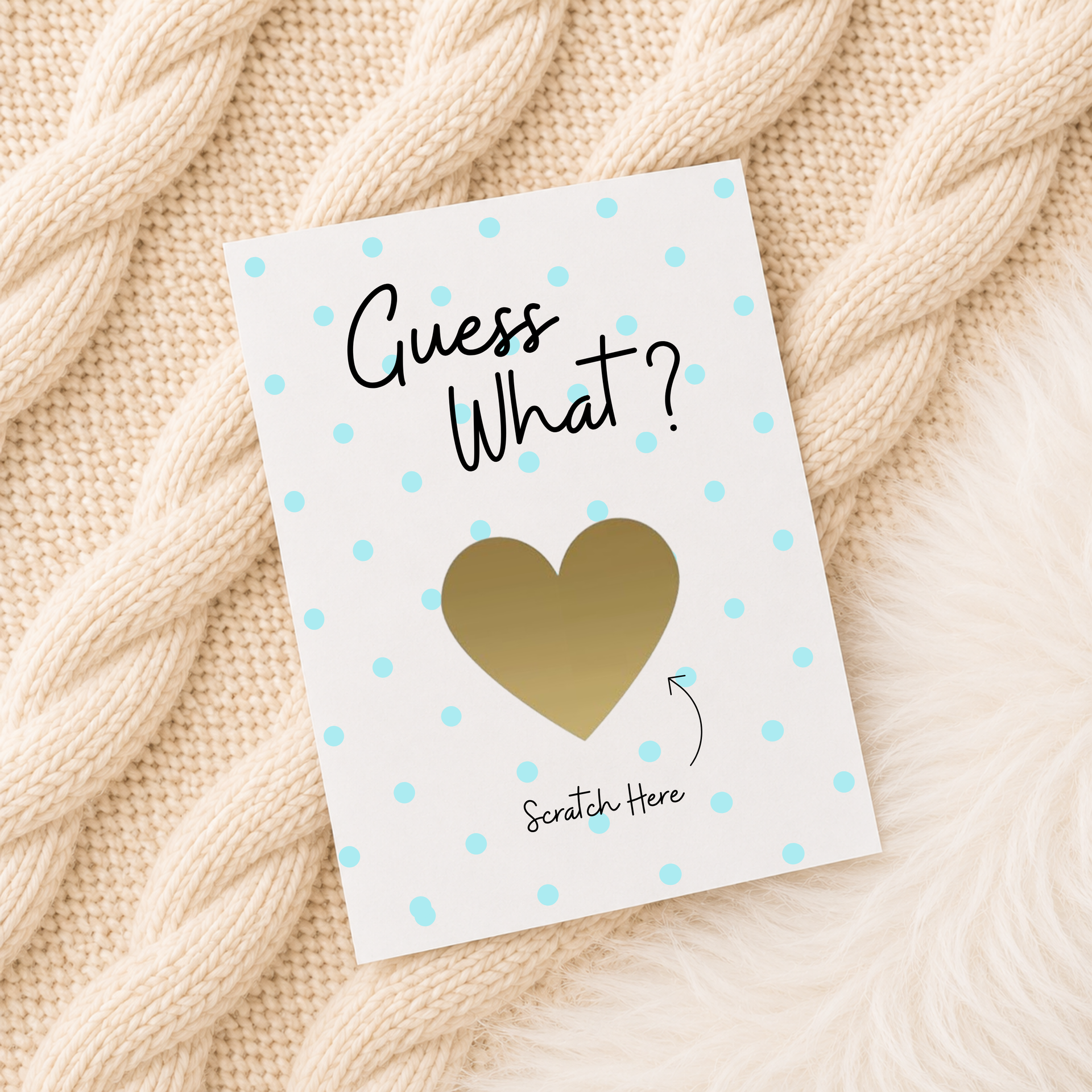 Pregnancy Announcement Scratchcard - Big Brother