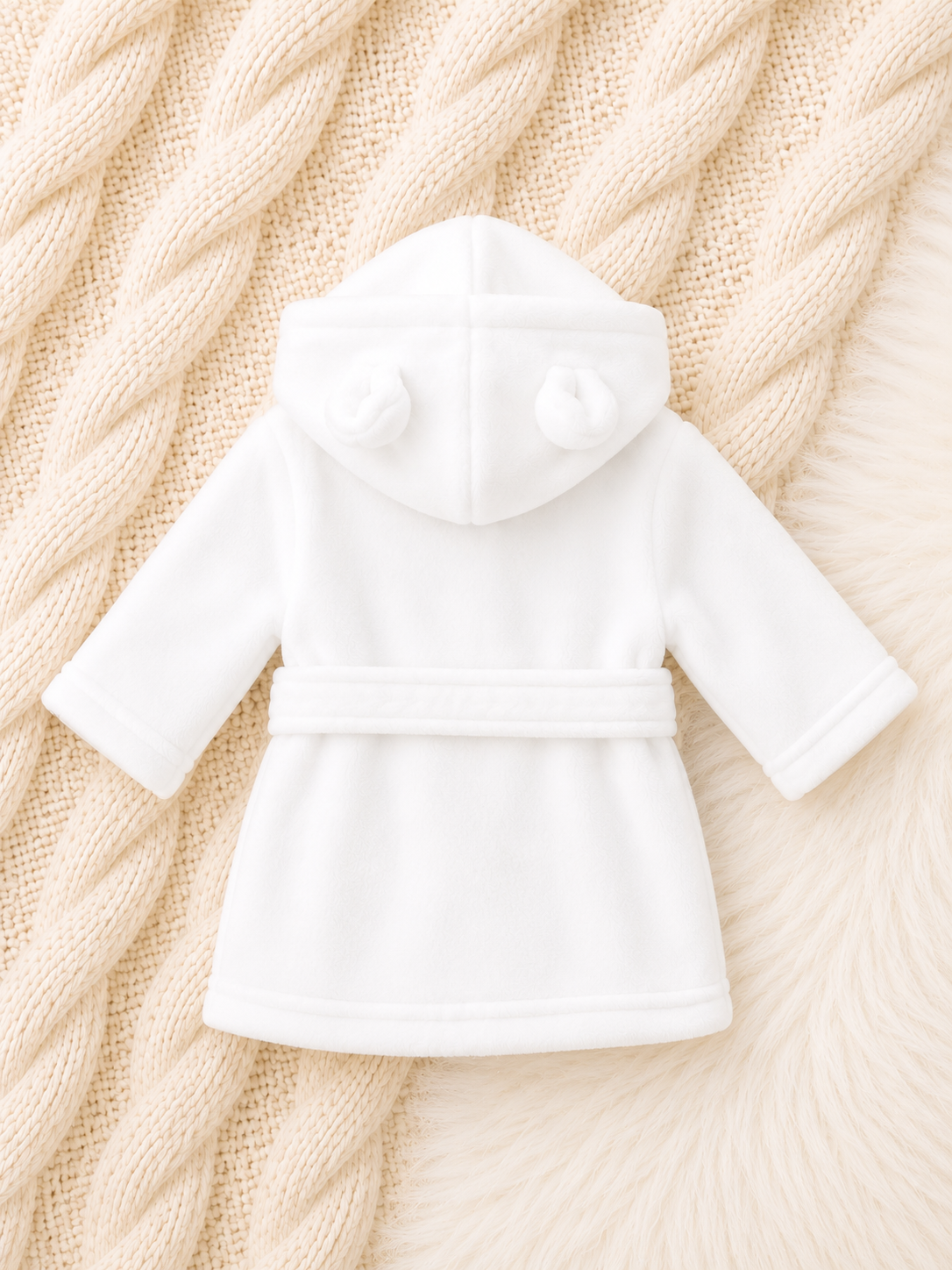 Personalised Dressing Gown - White
