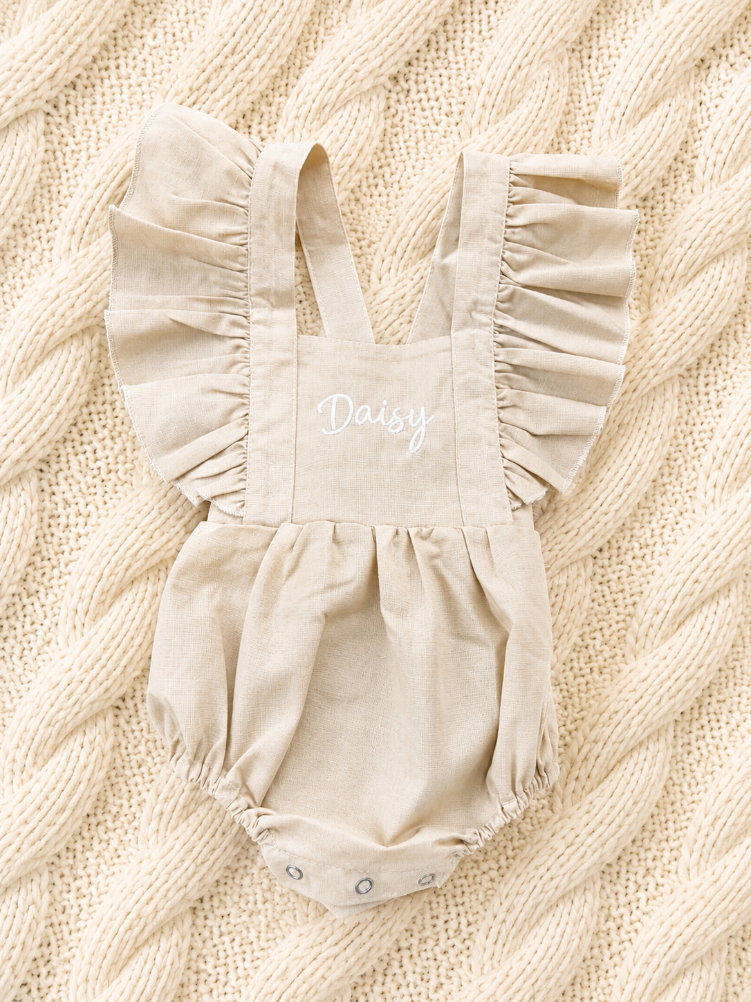 Personalised Frilly Romper