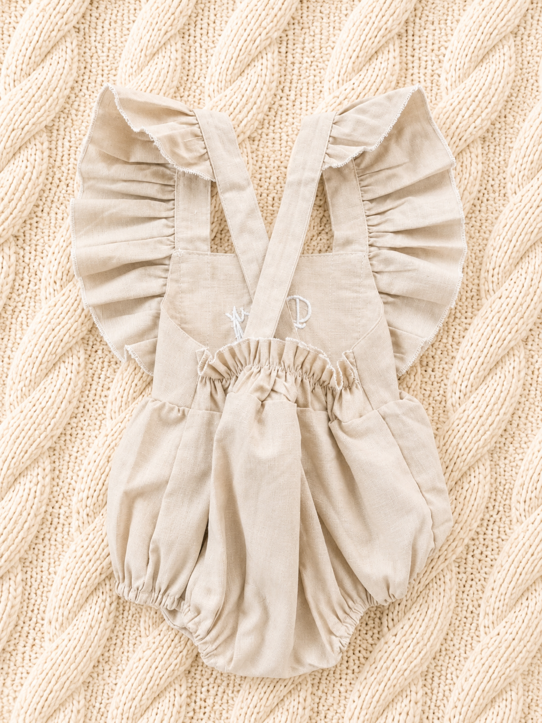 Personalised Frilly Romper