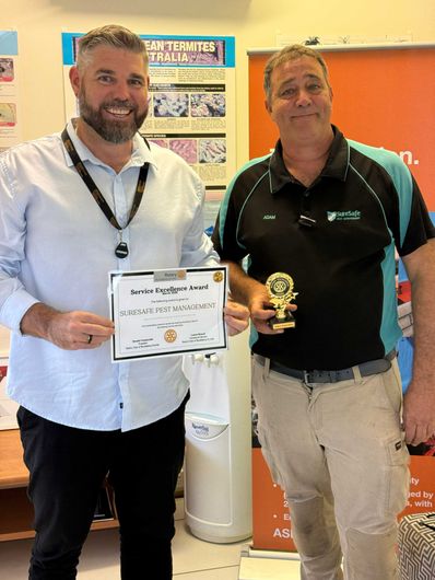 Service Excellence Award for the Rotary Club of Brisbane